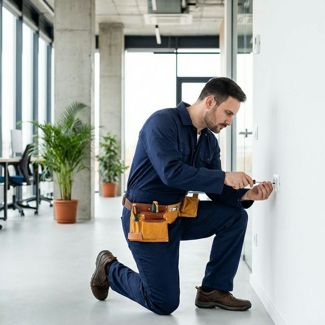 NC Pro Fix technician performing commercial handyman repair